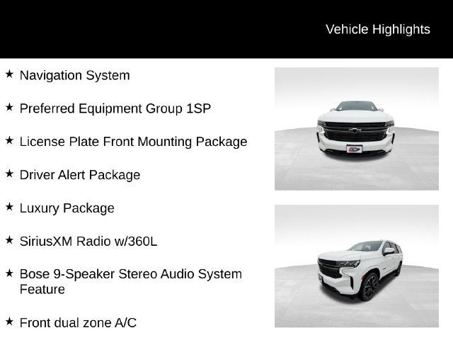 2022 Chevrolet Tahoe RST