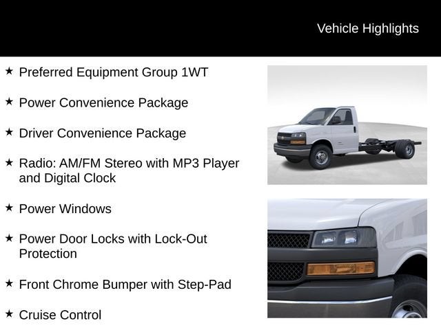2026 Chevrolet Express Cutaway 3500 1WT