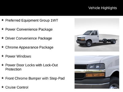 2026 Chevrolet Express Cutaway 3500 1WT