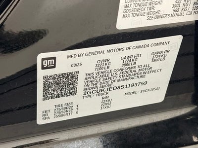 2025 Chevrolet Silverado 1500 High Country