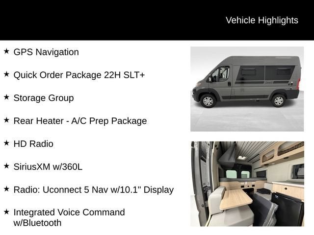 2025 RAM ProMaster Cargo Van SLT+