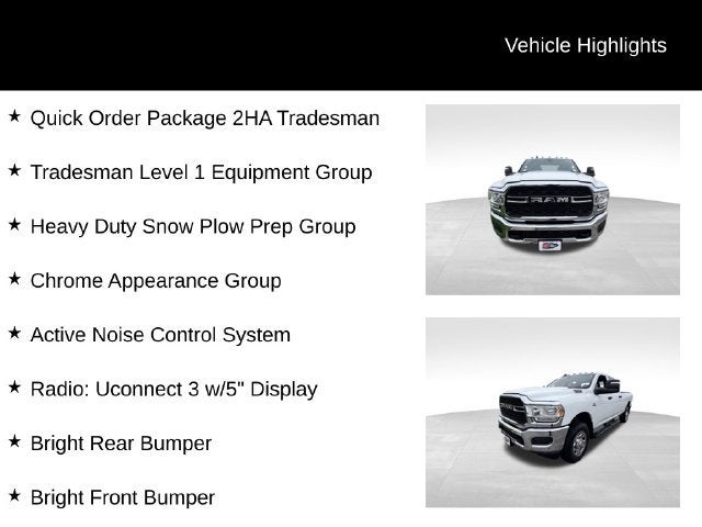 2024 RAM 2500 Tradesman Crew Cab 4x4 8' Box