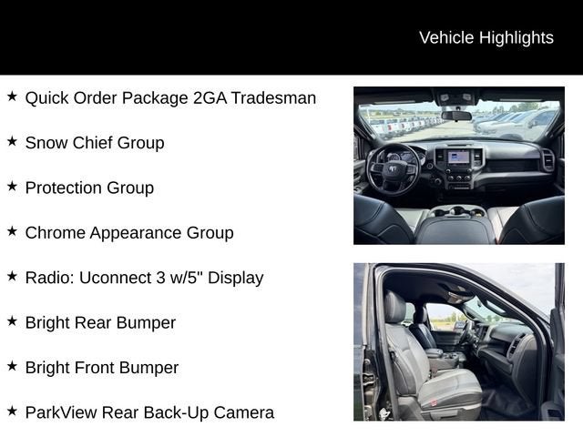 2022 RAM 2500 Tradesman Crew Cab 4x4 8' Box