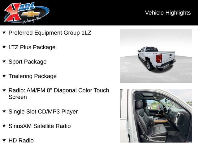 2017 Chevrolet Silverado 1500 LTZ