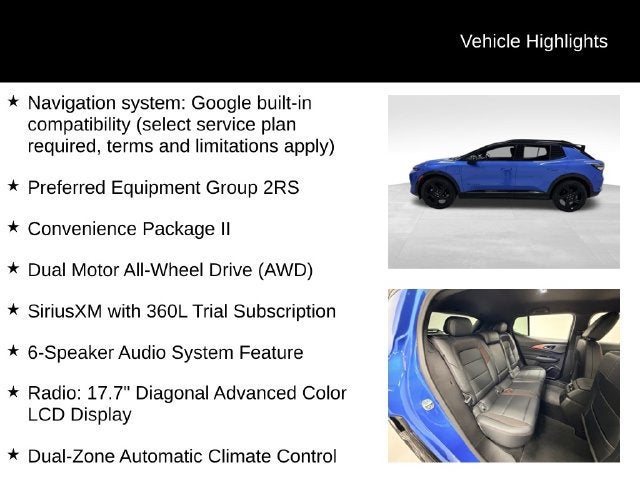 2026 Chevrolet Equinox EV RS