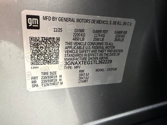 2026 Chevrolet Equinox RS