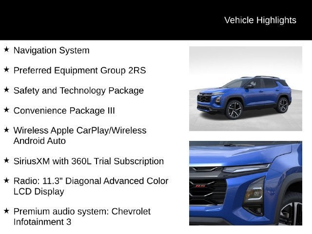 2027 Chevrolet Equinox RS