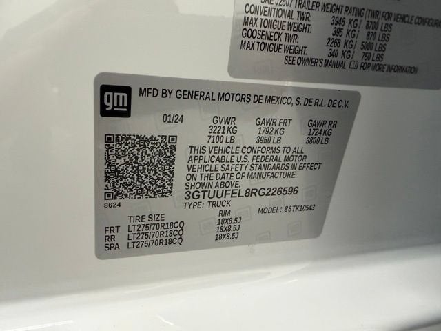 2024 GMC Sierra 1500 AT4X