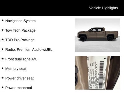 2025 Toyota Tundra Hybrid TRD Pro Hybrid CrewMax 5.5' Bed