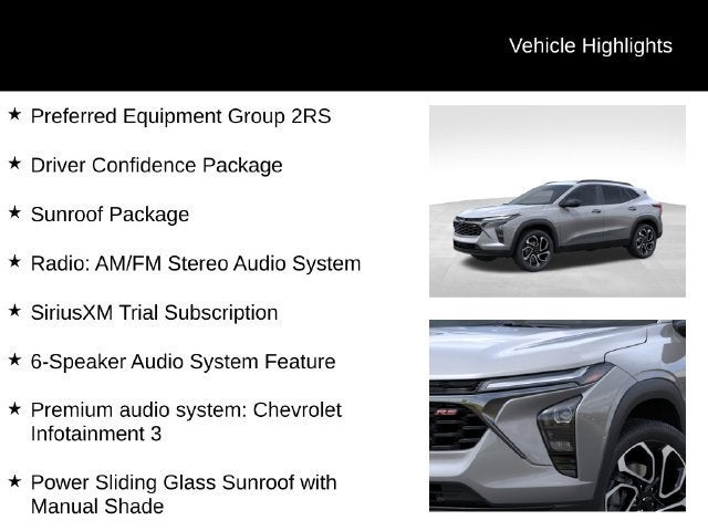 2026 Chevrolet Trax 2RS