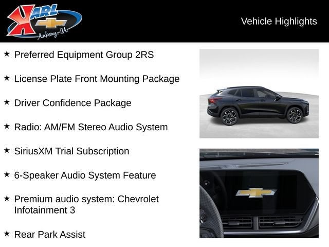 2026 Chevrolet Trax 2RS