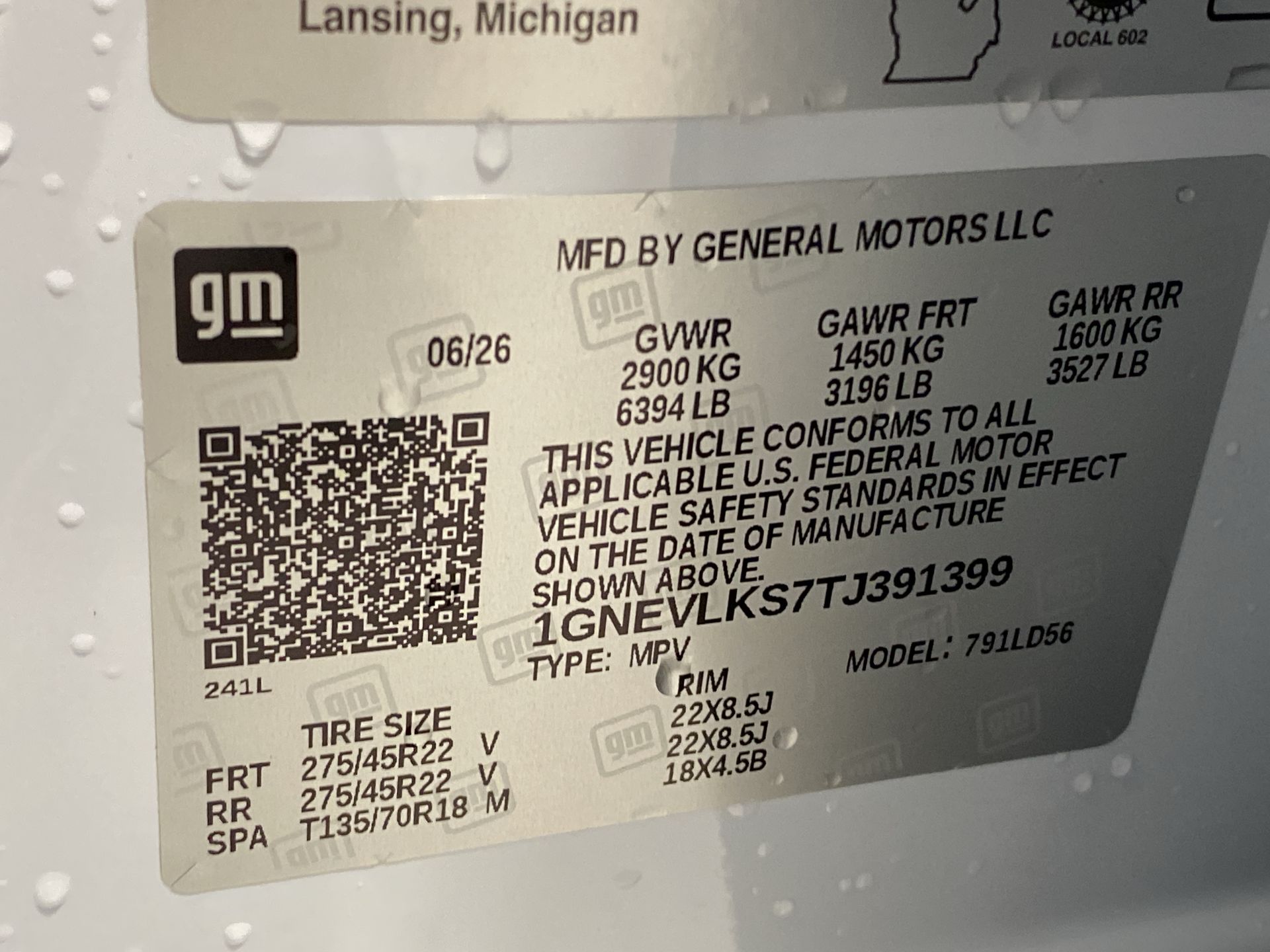 2026 Chevrolet Traverse RS
