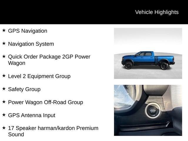 2024 RAM 2500 Power Wagon Crew Cab 4x4 6'4" Box