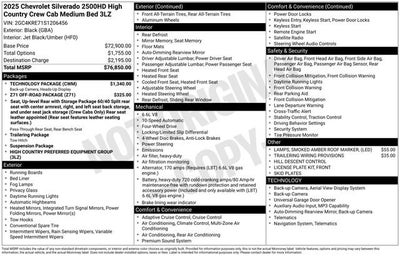 2025 Chevrolet Silverado 2500 HD High Country