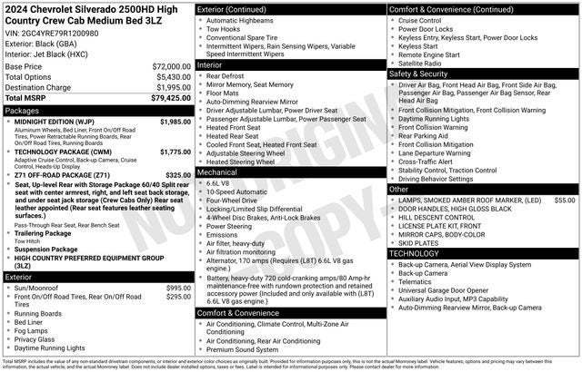 2024 Chevrolet Silverado 2500 HD High Country