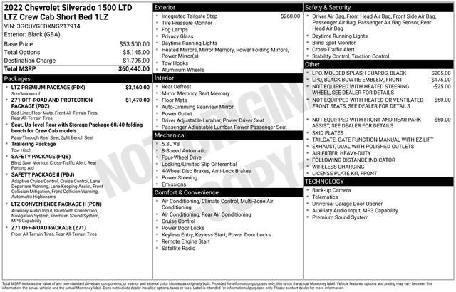 2022 Chevrolet Silverado 1500 LTD LTZ
