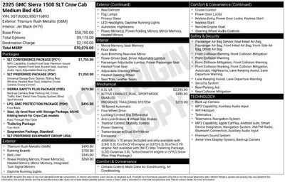 2025 GMC Sierra 1500 SLT